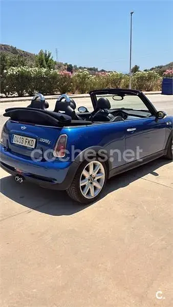 Usado Mini Cooper S Cabriolet 170 CV (125 kW) 2007 Azul Descapotable