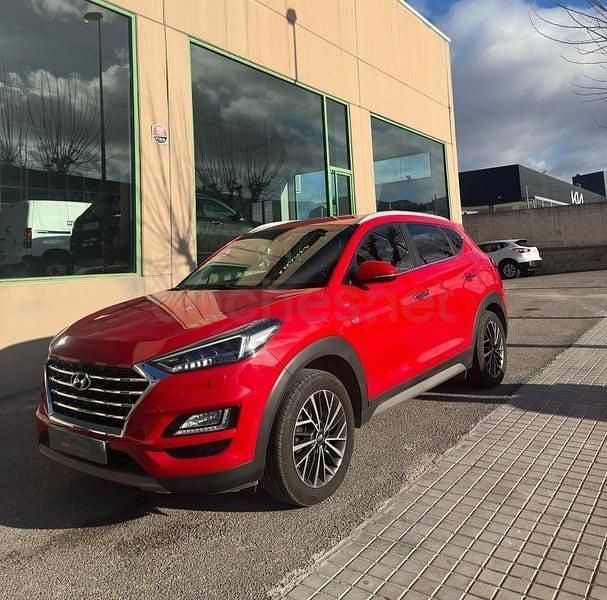 Rojo Usado 2021 Hyundai Tucson SUV | 19.999 € (Precio justo) - Imagen 1/4