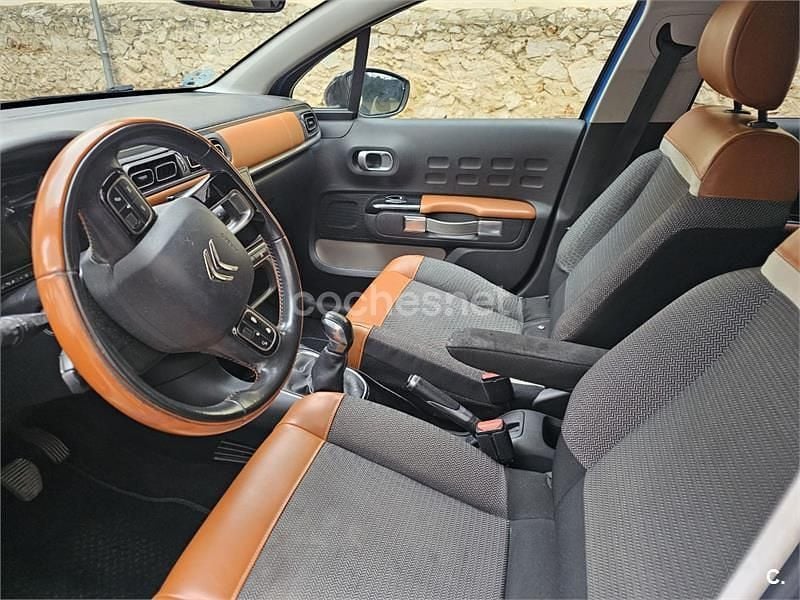 Usado Citroën C3 PureTech 82 CV (60 kW) 2017 Azul Berlina