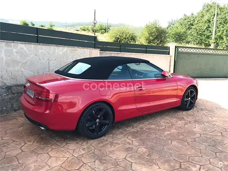 Usado Audi A5 Cabriolet 190 CV (139 kW) 2010 Rojo Descapotable