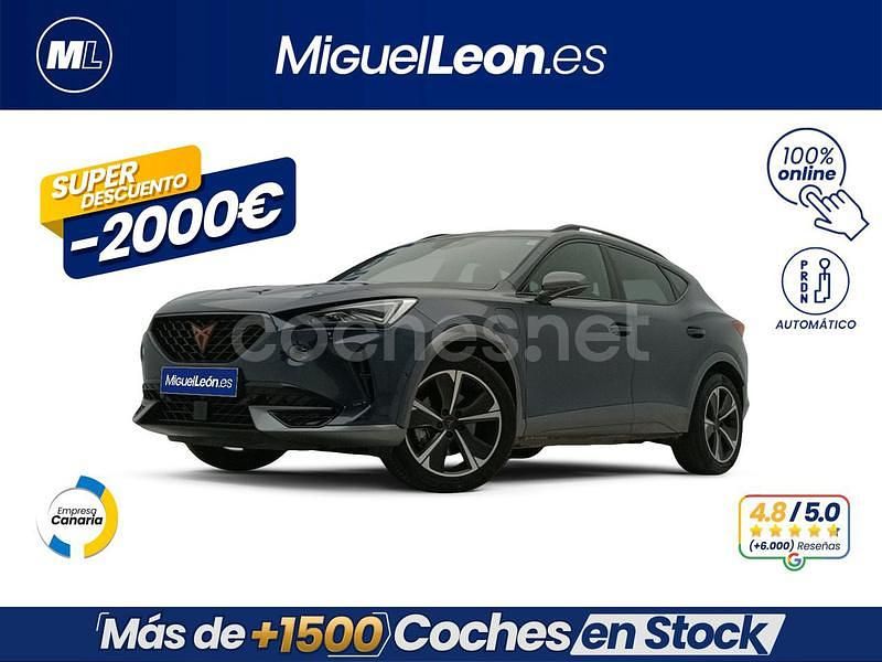 Negro Usado 2021 Cupra Formentor SUV | 23.985 € (Precio justo) - Imagen 1/3