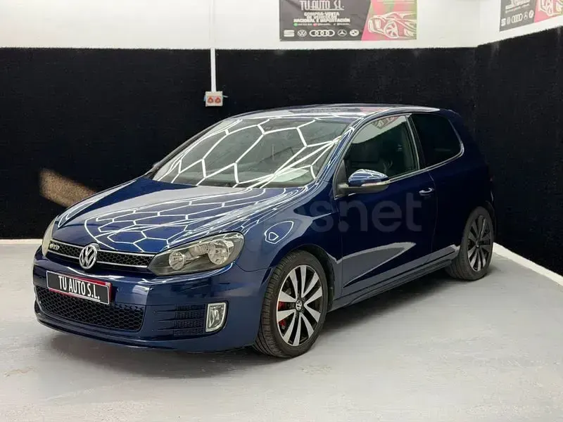Usado VW Golf VI GTD 170 CV (125 kW) 2010 Azul Utilitario
