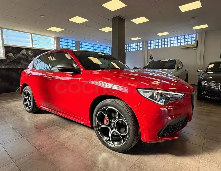 Usado Alfa Romeo Stelvio Ti 210 CV (154 kW) 2020 Granate SUV