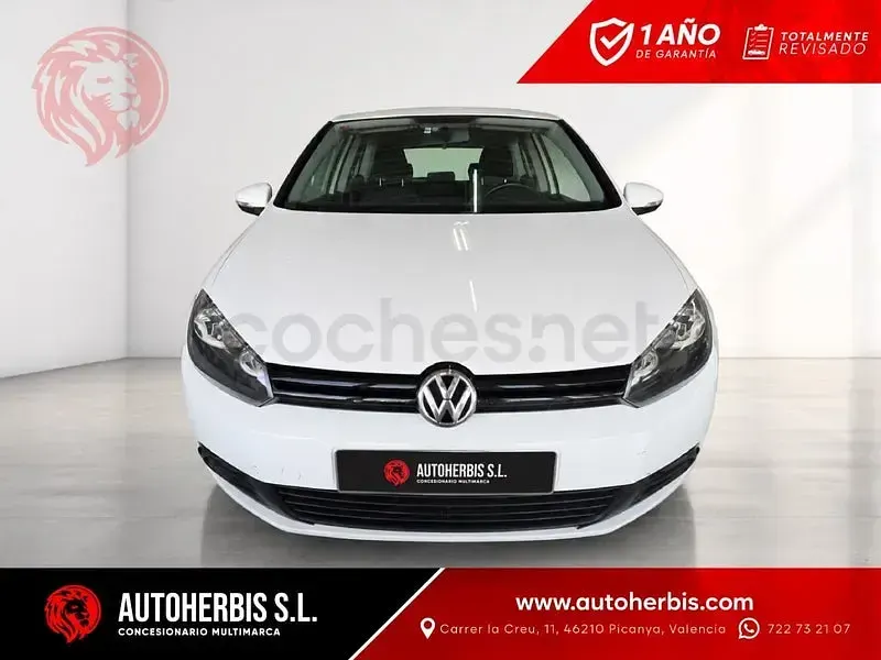 Usado VW Golf VI Sport 110 CV (80 kW) 2010 Blanco Berlina