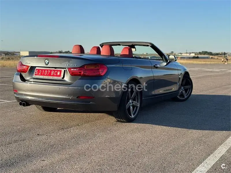 Usado BMW 430 Cabriolet 252 CV (185 kW) 2016 Gris / plata Descapotable