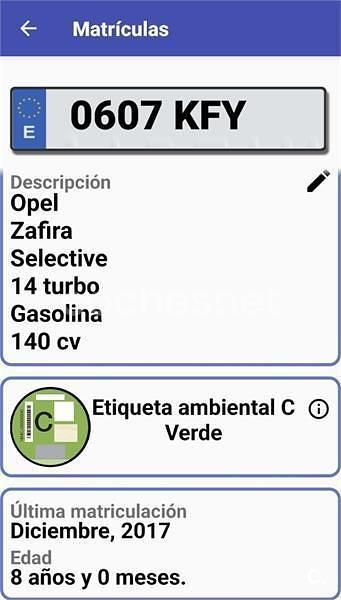 Azul Usado 2017 Opel Zafira Selective Monovolumen | 10.100 € (Precio justo) - Imagen 1/4
