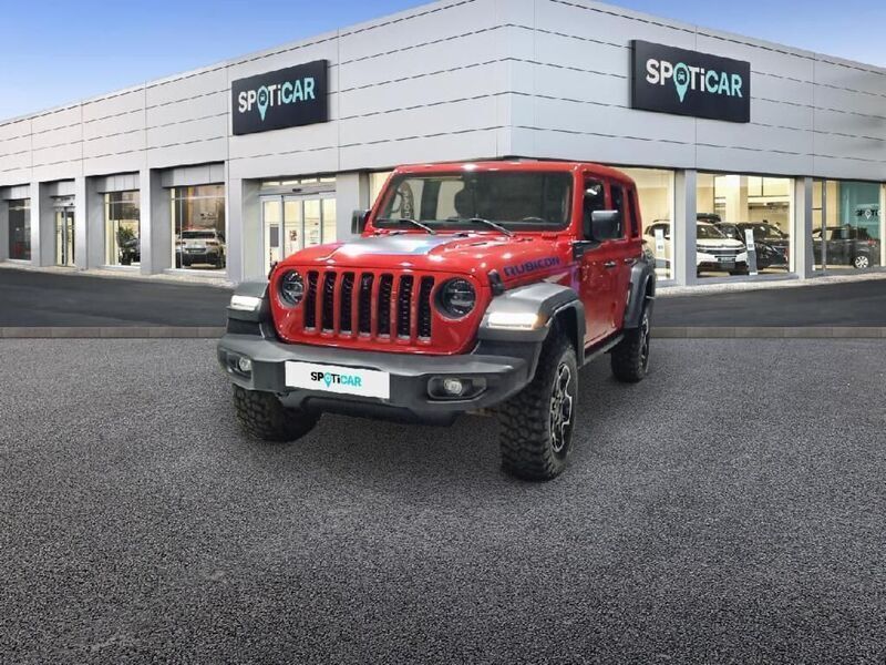 Rojo Usado 2022 Jeep Wrangler Unlimited Rubicon SUV | 69.900 € (Un poco caro) - Imagen 1/4