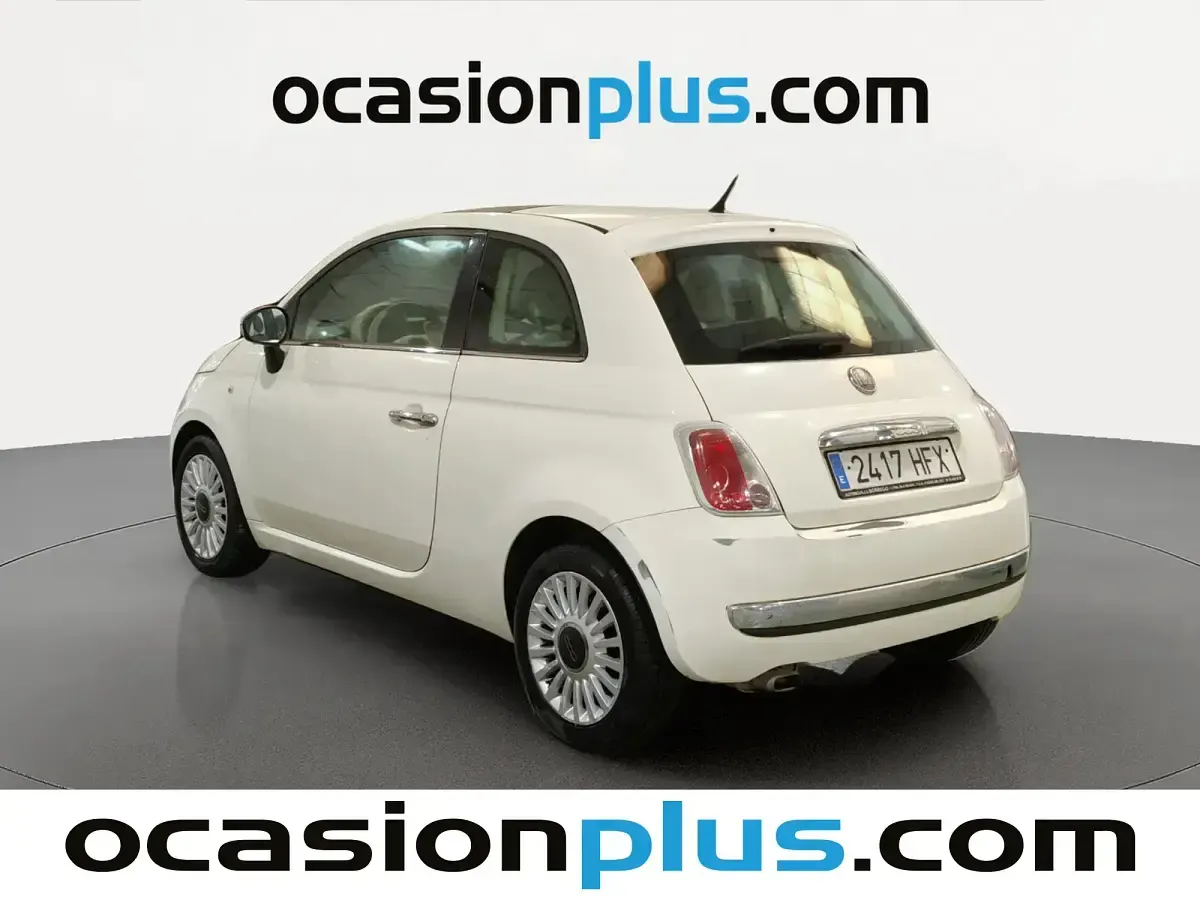 Usado Fiat 500 Lounge 69 CV (50 kW) 2011 Blanco Utilitario