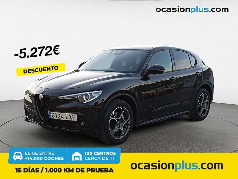 Negro Usado 2022 Alfa Romeo Stelvio Sprint SUV | 27.750 € (Buen precio) - Imagen 1/4