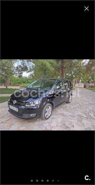 Negro Usado 2016 VW Touran Advance Monovolumen | 10.600 € (Buen precio) - Imagen 1/4
