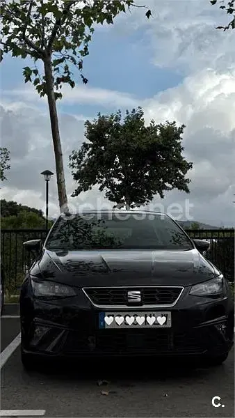 Usado Seat Ibiza FR 115 CV (84 kW) 2023 Negro Utilitario