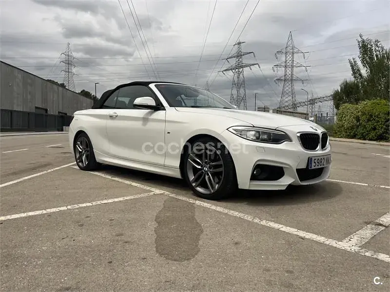 Usado BMW 220 190 CV (139 kW) 2016 Blanco Coupe