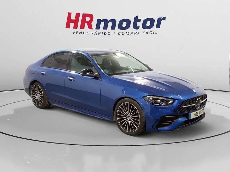 Azul Usado 2023 Mercedes C200 AMG line Berlina | 35.510 € (Buen precio) - Imagen 1/2