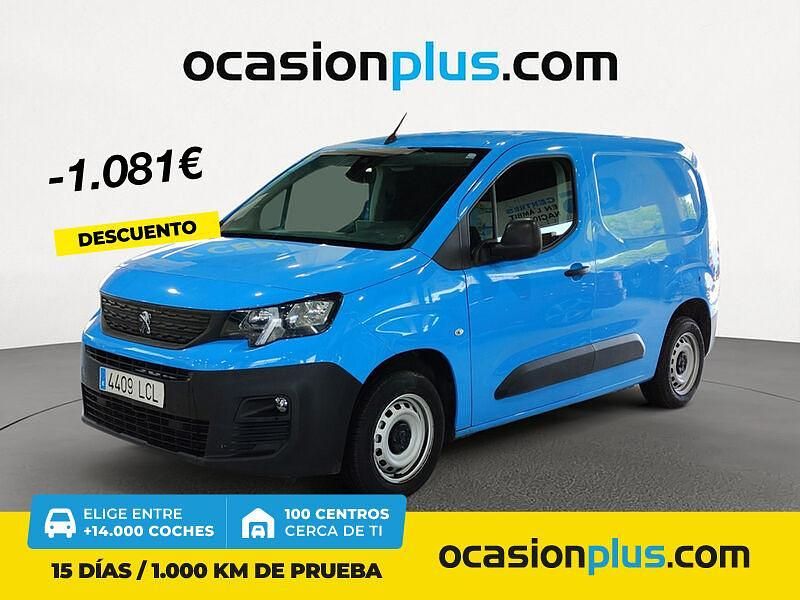 Azul Usado 2019 Peugeot Partner Monovolumen | 11.900 € (Precio justo) - Imagen 1/4