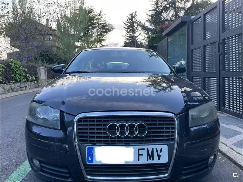 Usado Audi A3 Sportback Attraction 140 CV (102 kW) 2007 Negro Utilitario