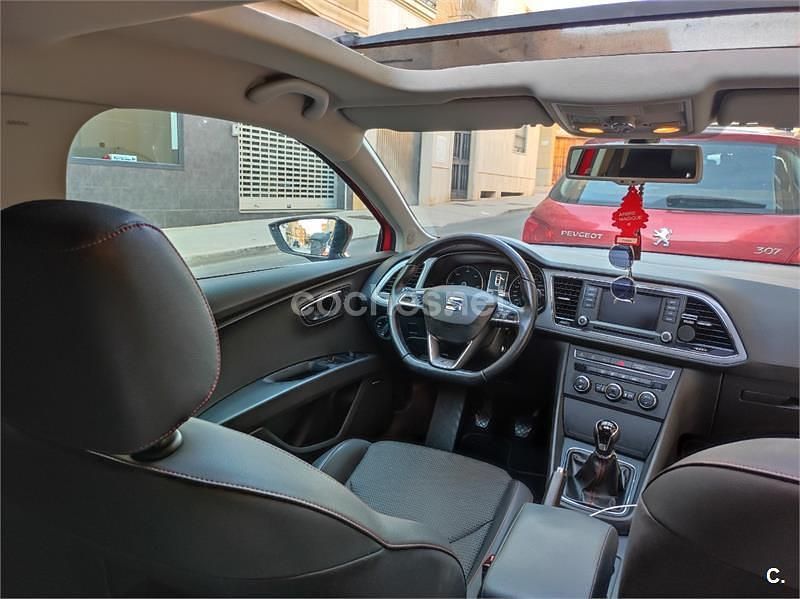 Usado Seat Leon SC Style 150 CV (110 kW) 2014 Rojo Utilitario