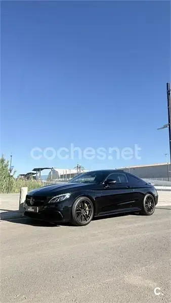 Usado Mercedes C63S AMG 510 CV (375 kW) 2017 Negro Coupe