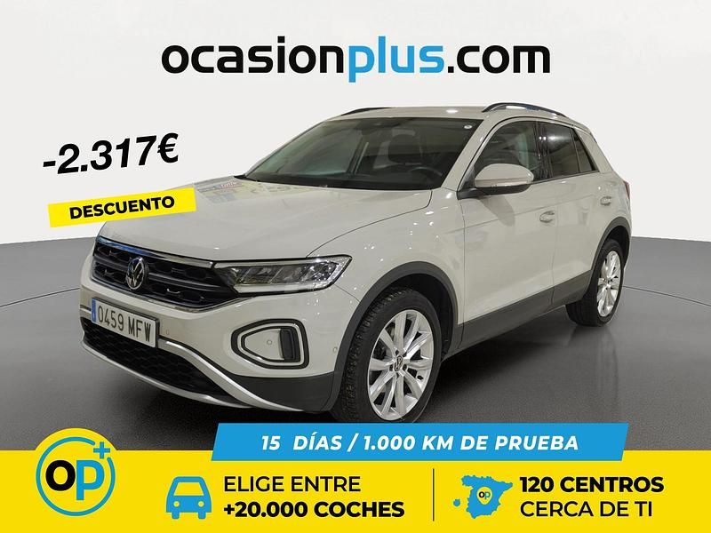 Gris Usado 2023 VW T-Roc Life SUV | 25.490 € (Precio justo) - Imagen 1/4