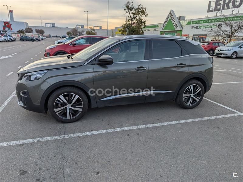 Gris / plata Usado 2019 Peugeot 3008 GT-line SUV | 15.500 € (Buen precio) - Imagen 1/4