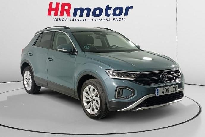 Gris Usado 2022 VW T-Roc Life SUV | 21.390 € (Precio justo) - Imagen 1/4