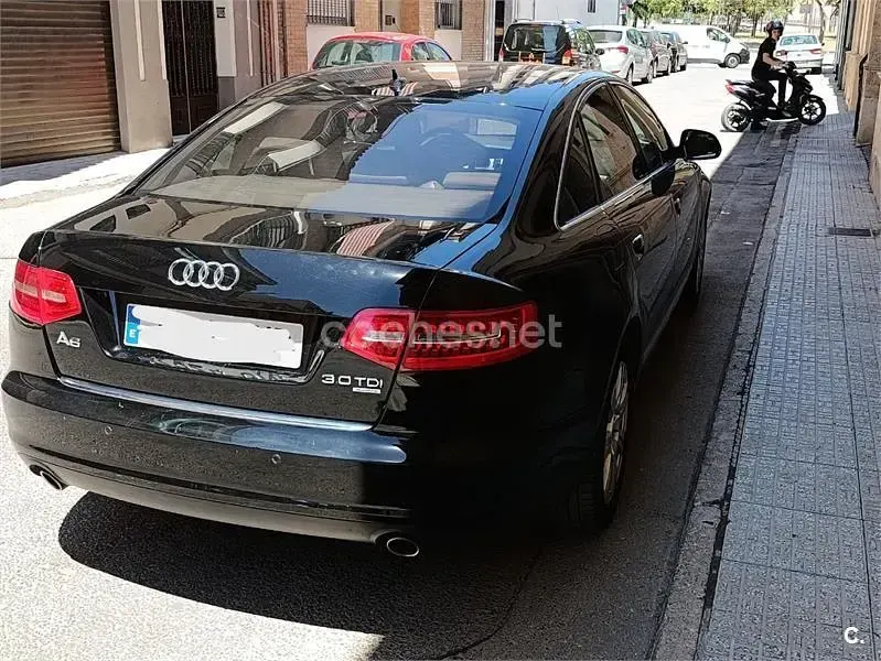 Usado Audi A6 240 CV (176 kW) 2009 Negro Berlina