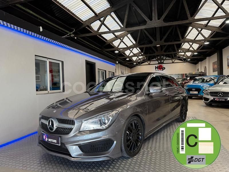 Gris / plata Usado 2016 Mercedes CLA220 Shooting Brake AMG line Familiar | 19.990 € (Precio justo) - Imagen 1/4