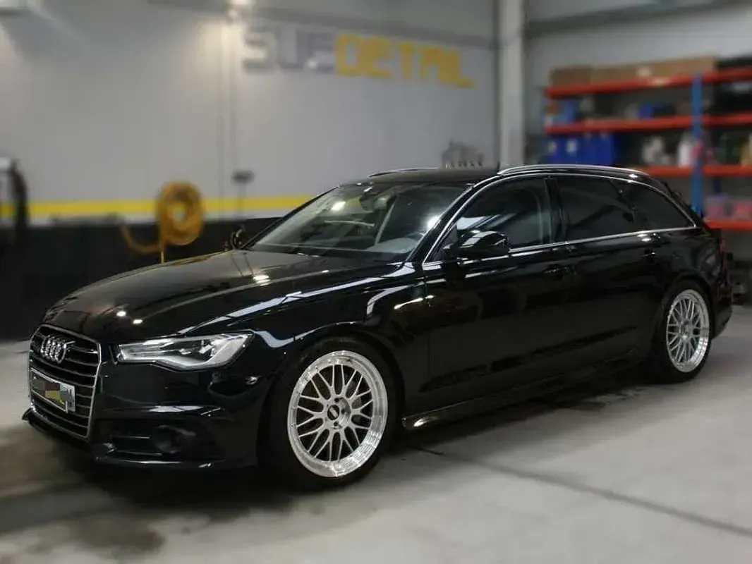 Usado Audi A6 S-Line 272 CV (200 kW) 2016 Negro Familiar