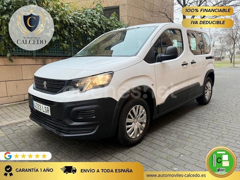 Usado Peugeot Rifter Active 100 CV (73 kW) 2021 Blanco Monovolumen