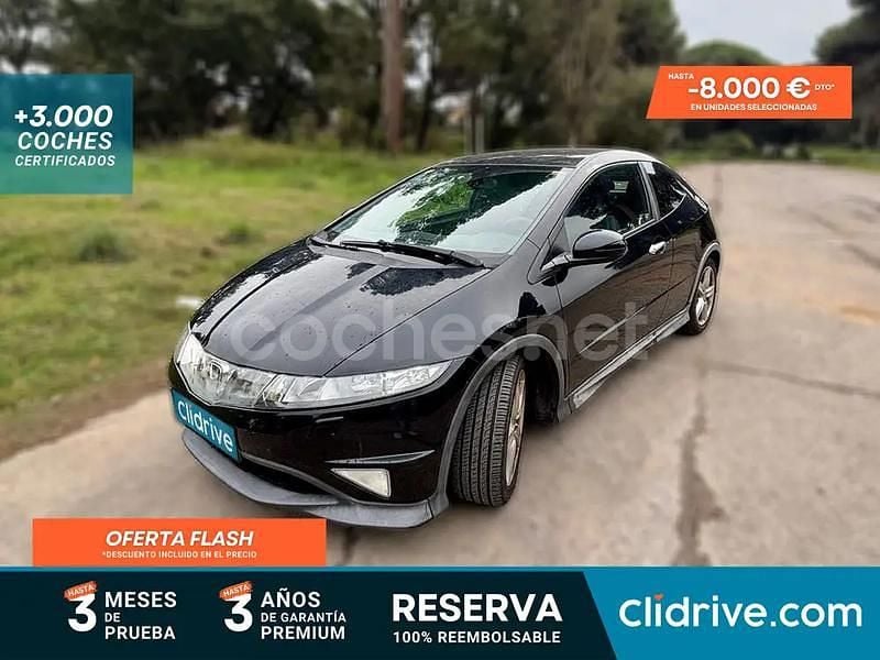 Negro Usado 2008 Honda Civic Type S Berlina | 8590 € (Precio justo) - Imagen 1/3