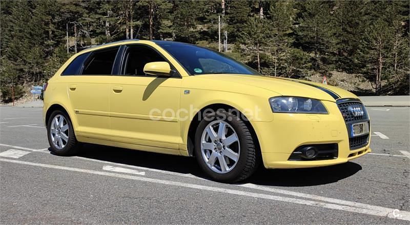 Usado Audi A3 S-Line 170 CV (125 kW) 2007 Amarillo Berlina