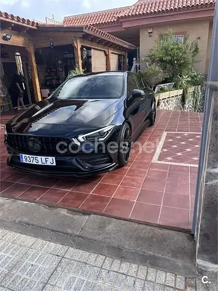 Usado Mercedes CLA220 190 CV (139 kW) 2020 Negro Berlina