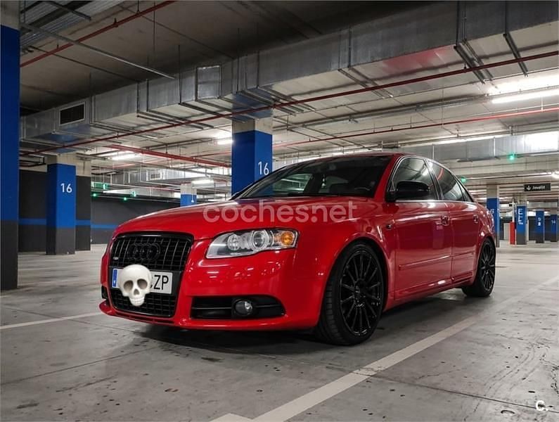 Usado Audi A4 S-Line 140 CV (102 kW) 2006 Rojo Berlina