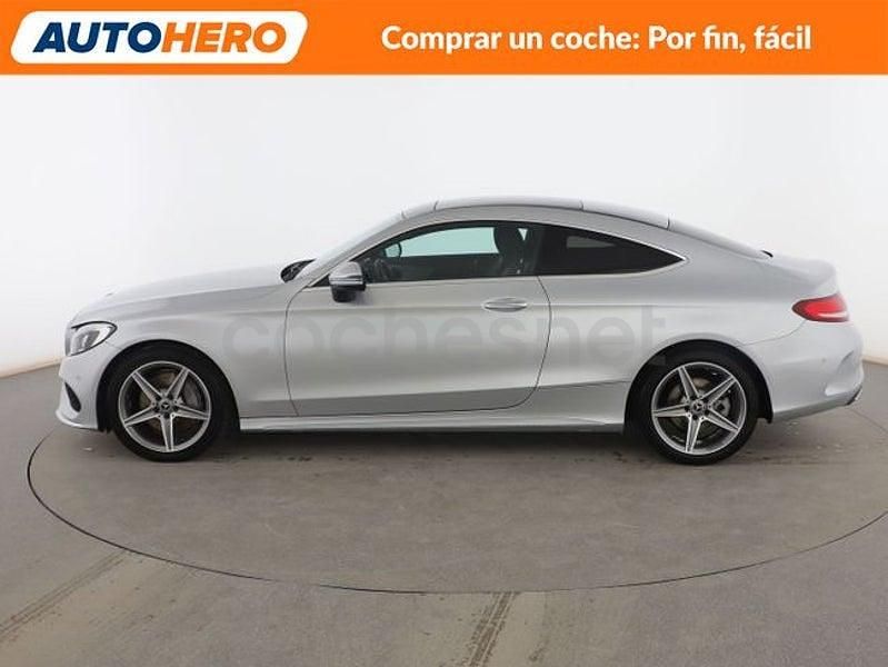 Usado Mercedes C300 AMG line 245 CV (180 kW) 2017 Gris Coupe