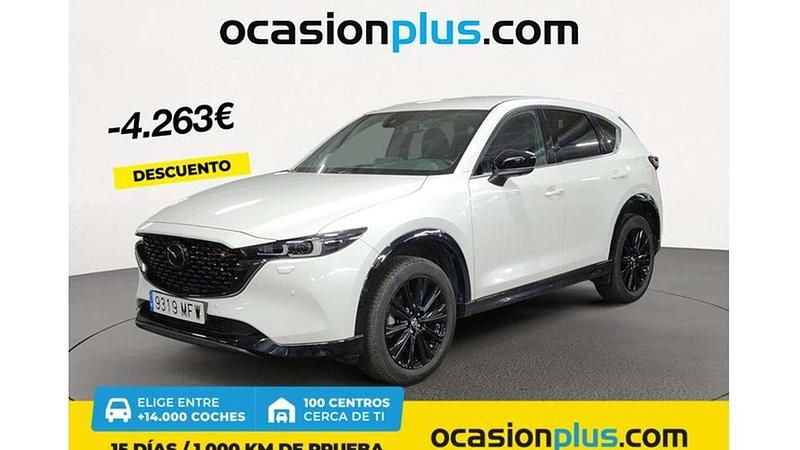 Blanco Usado 2023 Mazda CX-5 Homura-Line SUV | 29.956 € (Precio justo) - Imagen 1/4