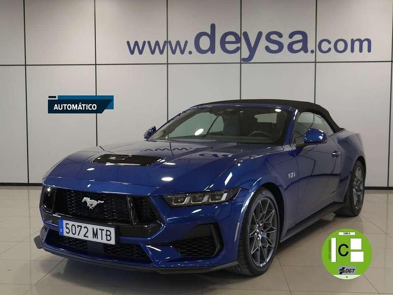 Azul Usado 2024 Ford Mustang GT Descapotable | 54.390 € (Precio justo) - Imagen 1/4