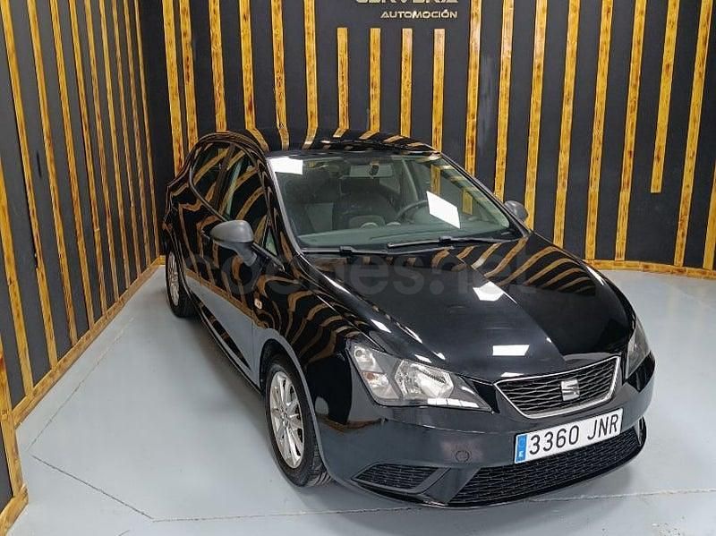 Usado Seat Ibiza Reference 90 CV (66 kW) 2016 Negro Berlina