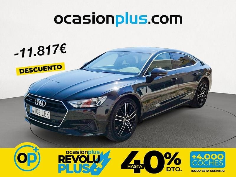 Usado Audi A7 286 CV (210 kW) 2019 Negro Berlina