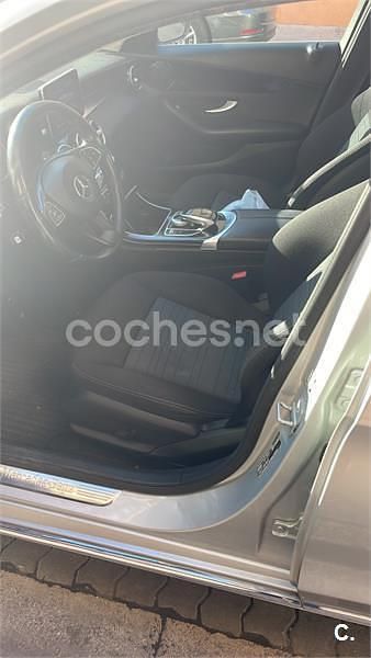 Usado Mercedes C220 AMG line 170 CV (125 kW) 2014 Gris / plata Berlina