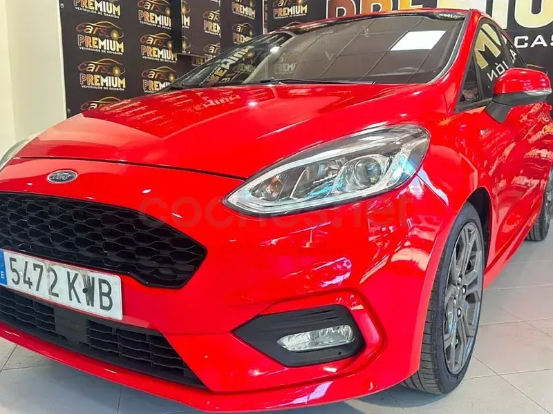 Usado Ford Fiesta ST-Line 100 CV (73 kW) 2019 Rojo Utilitario