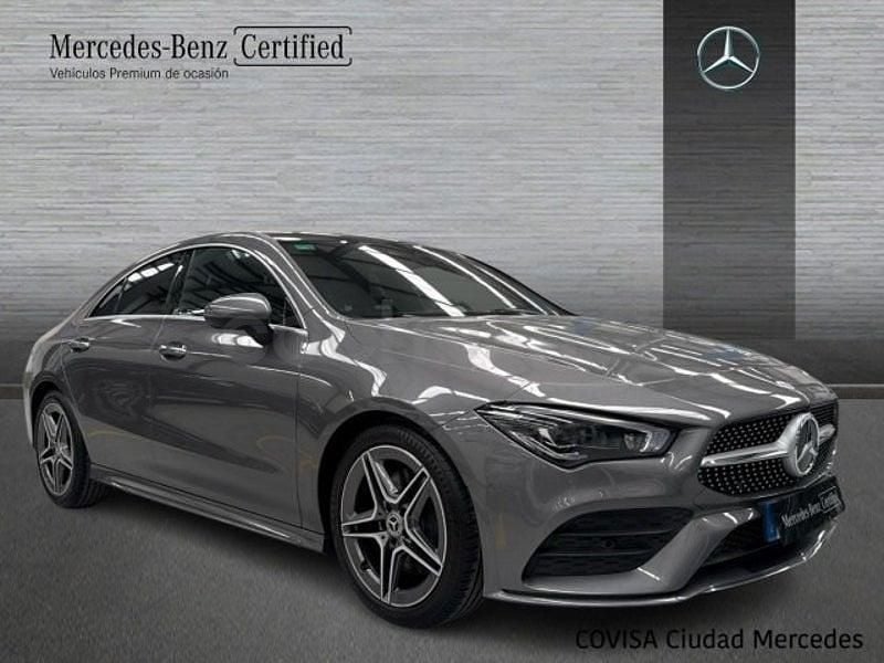 Usado Mercedes CLA200 AMG line 163 CV (119 kW) 2020 Negro Berlina