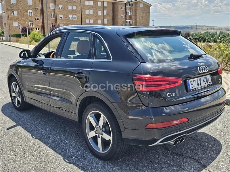 Usado Audi Q3 S-Line 177 CV (130 kW) 2014 Negro SUV