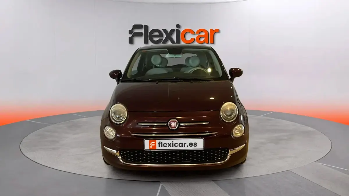 Usado Fiat 500 Lounge 85 CV (62 kW) 2019 Granate Berlina