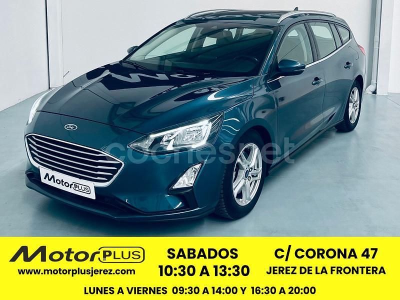 Usado Ford Focus Trend 120 CV (88 kW) 2019 Azul Familiar