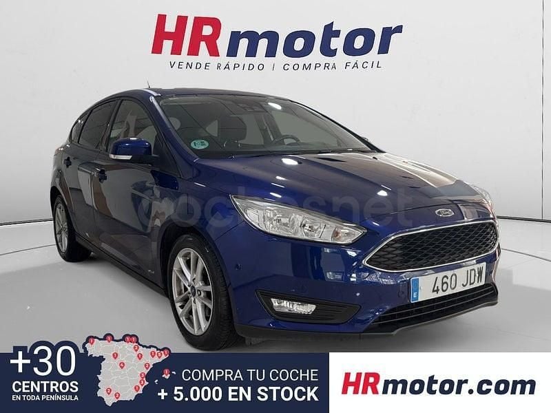 Azul Usado 2015 Ford Focus Trend Berlina | 9290 € (Precio justo) - Imagen 1/4