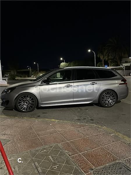 Gris / plata Usado 2015 Peugeot 308 SW GTi Familiar | 10.400 € - Imagen 1/4