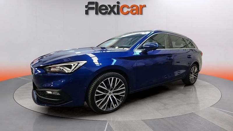 Usado Seat Leon XCELLENCE 150 CV (110 kW) 2020 Azul Familiar