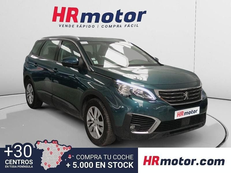 Verde Usado 2019 Peugeot 5008 Active SUV | 15.100 € (Precio justo) - Imagen 1/4