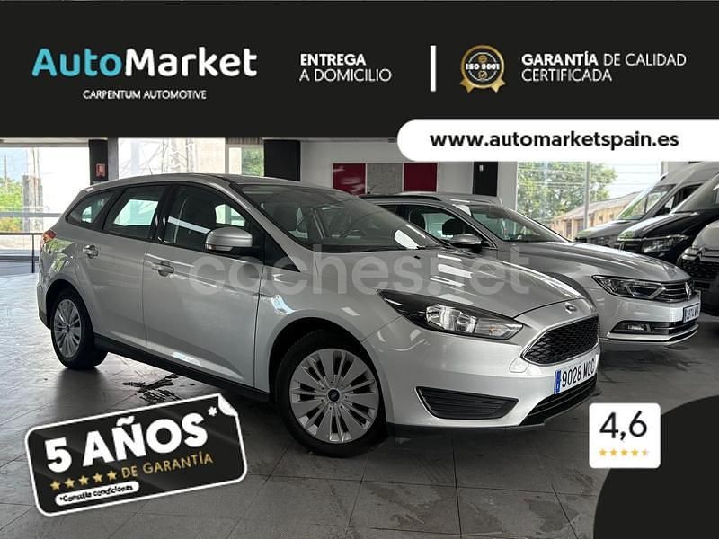 Gris / plata Usado 2016 Ford Focus Trend Familiar | 7900 € (Buen precio) - Imagen 1/4