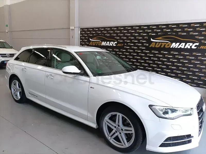 Usado Audi A6 S-Line 190 CV (139 kW) 2017 Blanco Familiar