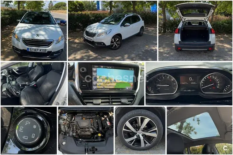 Usado Peugeot 2008 Allure 92 CV (67 kW) 2014 Blanco SUV